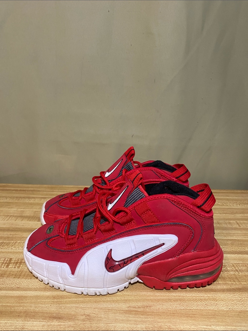 Nike Air Max Penny 1 Retro  University Red White 4Y